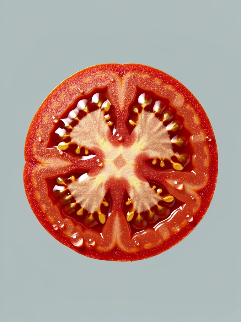 Biological specimen: tomato structure
